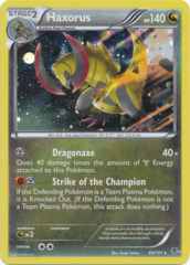 Haxorus 69/101 Cosmos Holo Promo - Plasma Blast Blister Exclusive